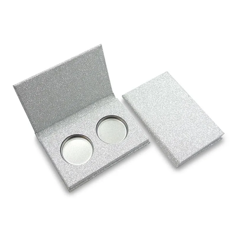 26mm Glittery Silver 2 Cavity (Includes Tins & Press Tiles)