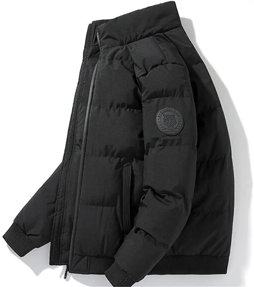Autumn Winter Japanese Warm Workwear Cotton-Padded Jacket Classic Stand-Up Collar Coats