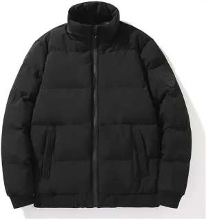 Autumn Winter Japanese Warm Workwear Cotton-Padded Jacket Classic Stand-Up Collar Coats