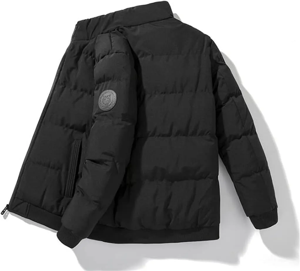 Autumn Winter Japanese Warm Workwear Cotton-Padded Jacket Classic Stand-Up Collar Coats