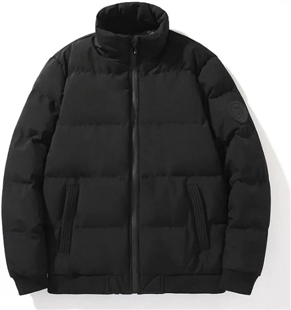 Autumn Winter Japanese Warm Workwear Cotton-Padded Jacket Classic Stand-Up Collar Coats
