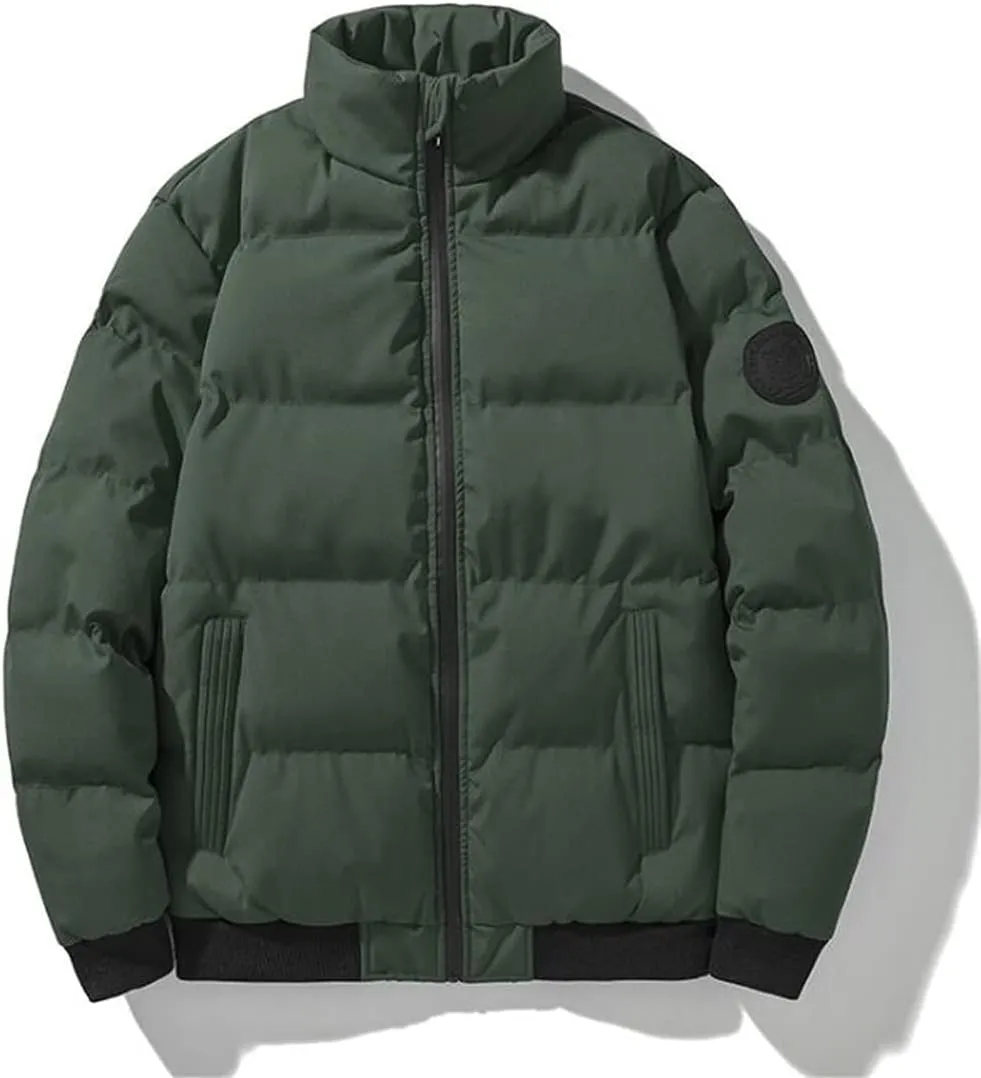 Autumn Winter Japanese Warm Workwear Cotton-Padded Jacket Classic Stand-Up Collar Coats
