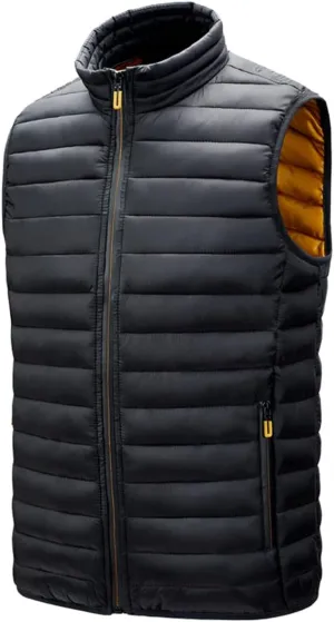 Bciopll Men's Jackets Sleeveless Vest Autumn Winter Warm Casual Padded Cotton Waistcoat