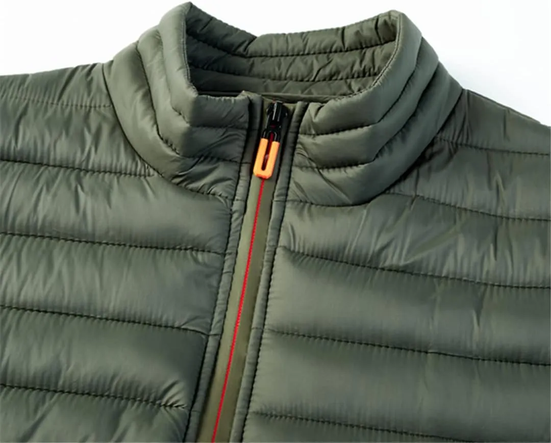 Bciopll Men's Jackets Sleeveless Vest Autumn Winter Warm Casual Padded Cotton Waistcoat