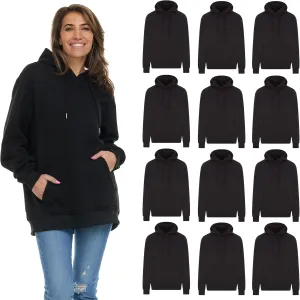 BILLIONHATS Women's Hoodie Oversized Sweatshirts, Cotton Blend, Bulk Womens Hoodies Bulk Sweatshirt Pack