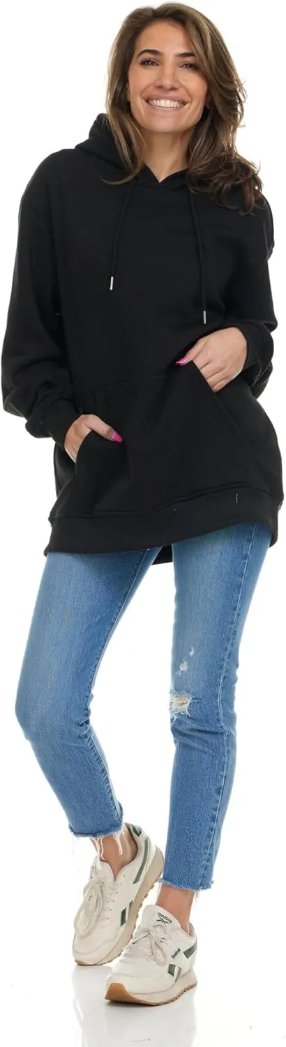 BILLIONHATS Women's Hoodie Oversized Sweatshirts, Cotton Blend, Bulk Womens Hoodies Bulk Sweatshirt Pack