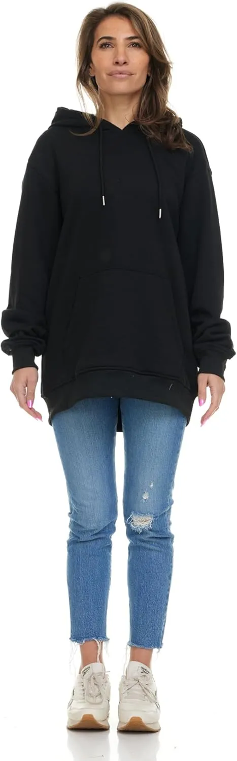 BILLIONHATS Women's Hoodie Oversized Sweatshirts, Cotton Blend, Bulk Womens Hoodies Bulk Sweatshirt Pack