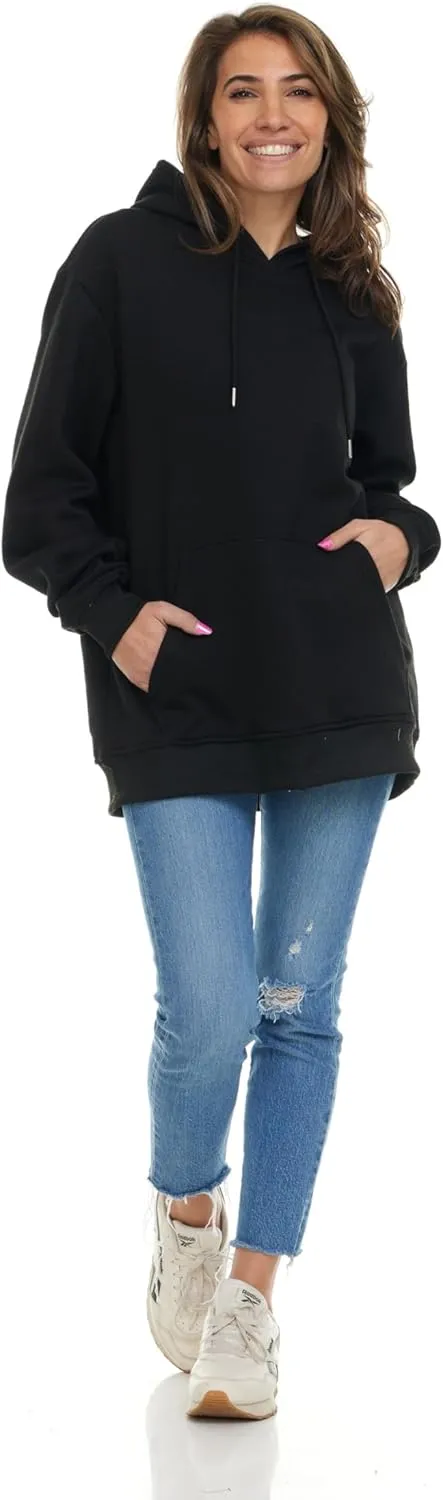 BILLIONHATS Women's Hoodie Oversized Sweatshirts, Cotton Blend, Bulk Womens Hoodies Bulk Sweatshirt Pack