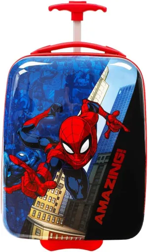 Bioworld Spider-Man Amazing Web-Swinging Blue & Red 16.5" Rolling Luggage