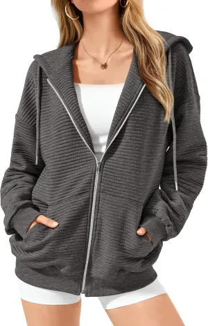 BTFBM Zip Up Hoodie Women Long Sleeve Sweatshirts Fall Outfits 2025 Oversized Hoodies Casual Fashion Jackets