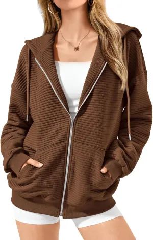 BTFBM Zip Up Hoodie Women Long Sleeve Sweatshirts Fall Outfits 2025 Oversized Hoodies Casual Fashion Jackets