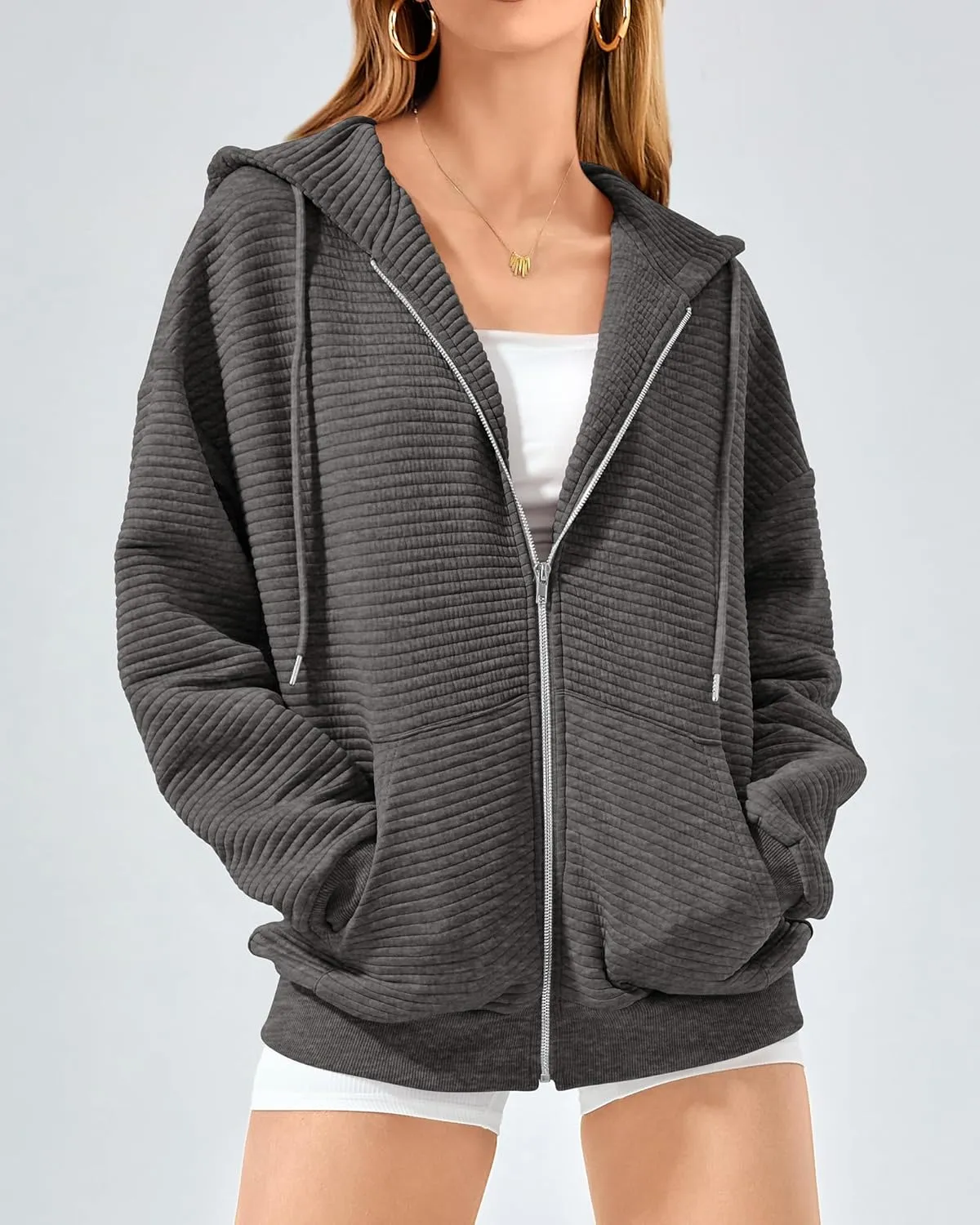 BTFBM Zip Up Hoodie Women Long Sleeve Sweatshirts Fall Outfits 2025 Oversized Hoodies Casual Fashion Jackets