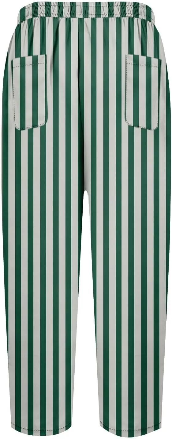 Capri Pants for Women Plus Size- Drawstring Beach Light Weight Stretch Workout Baggy Trendy Jogging Casual Travel