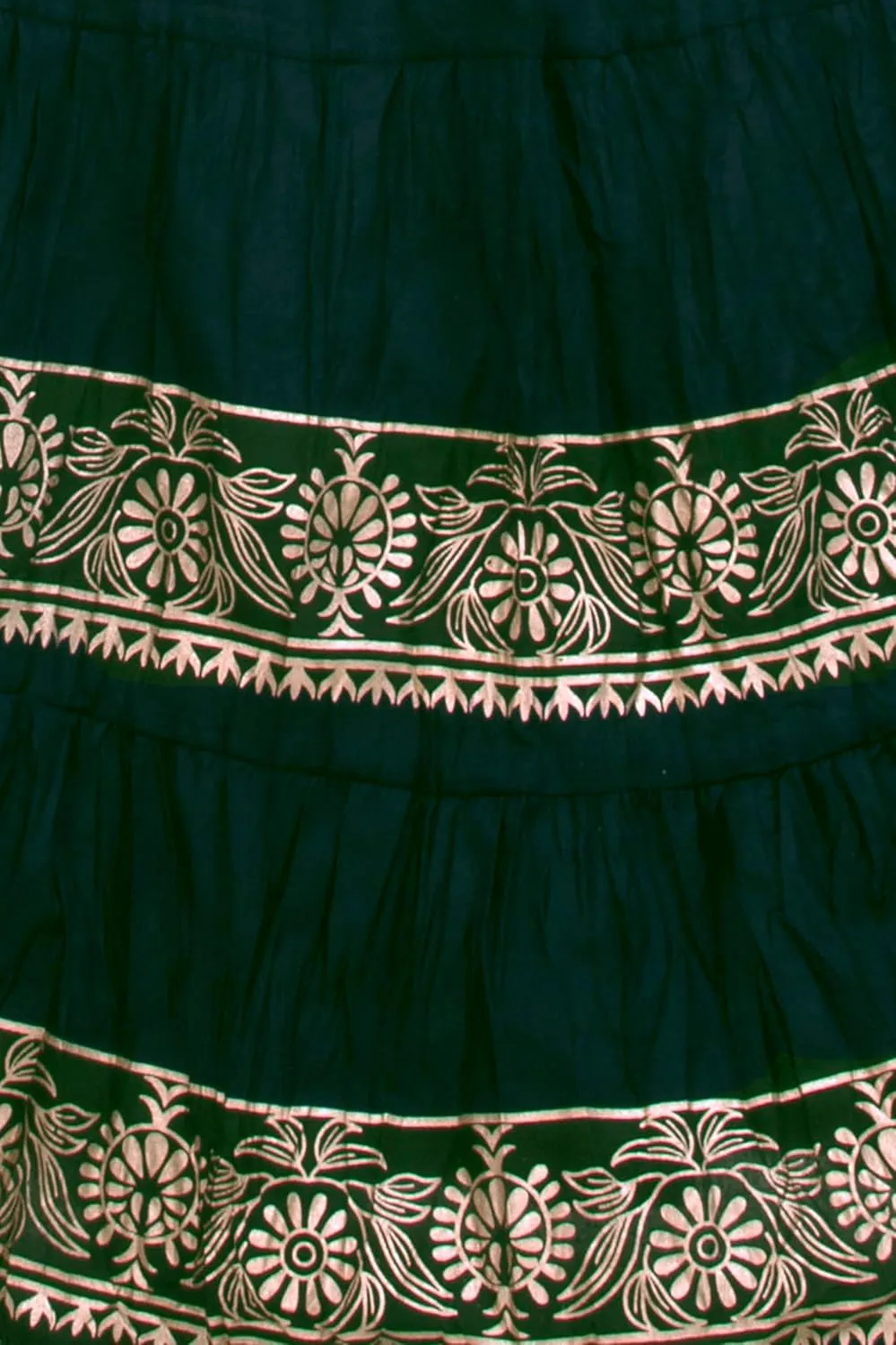 Chandrakala Flowy Long Skirt for Women A Line Casual Beach Party Holiday Maxi Skirts (S113-P)