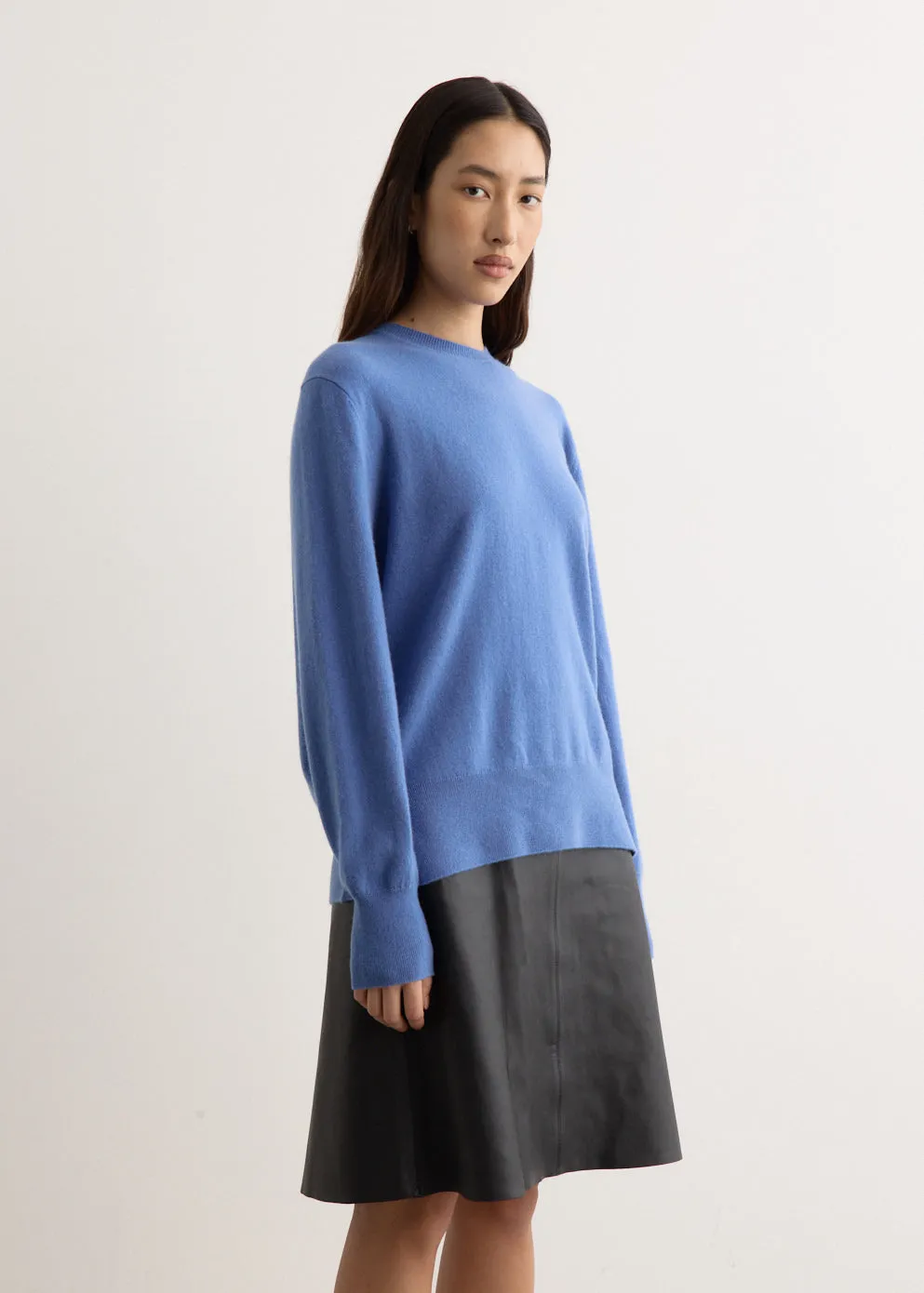 Crew Neck Cashmere Knit