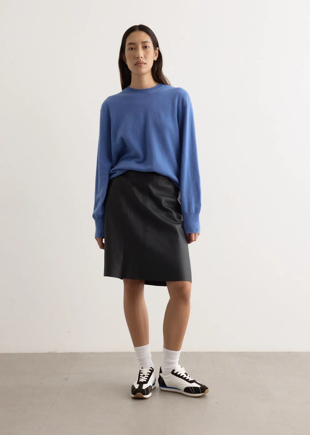 Crew Neck Cashmere Knit