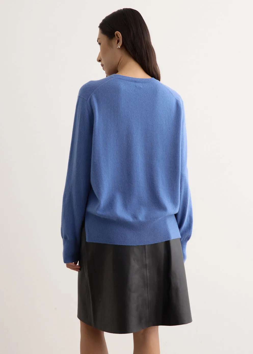 Crew Neck Cashmere Knit