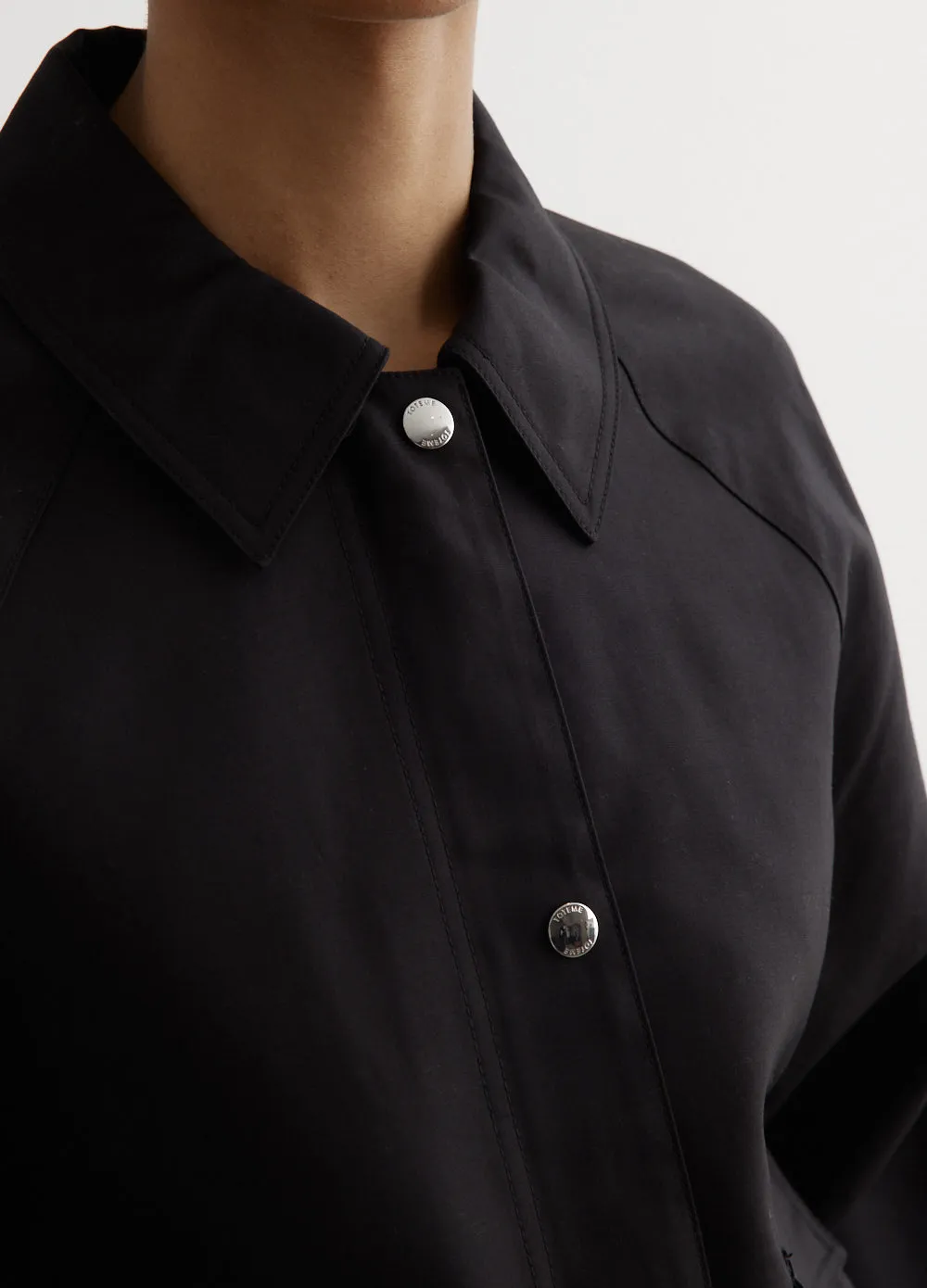 Cropped Cotton Jacket