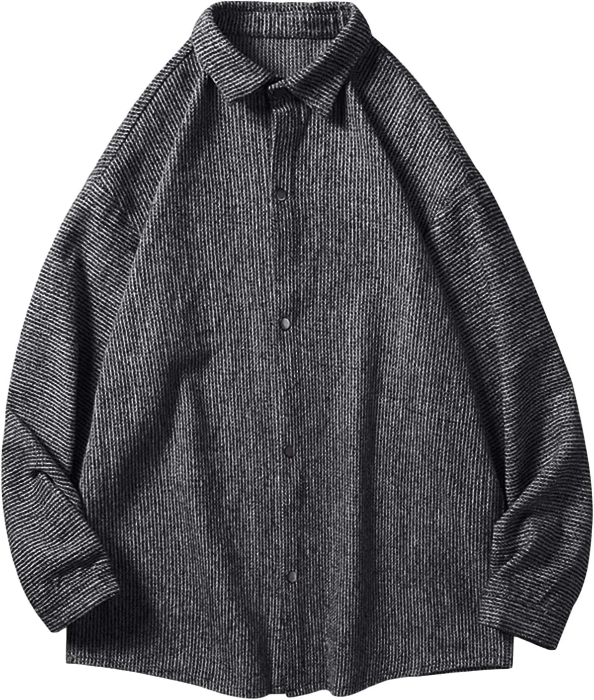 DGHM-JLMY Male Lamb Wool Warm Cotton-Padded Jacket Coats Hip Hop Warm Male Parkas Winter Loose Zipper Padded Jacket