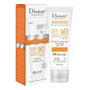 DISAAR sunscreen spf 90 in cream for skin protection oil for control 40g DS313-2