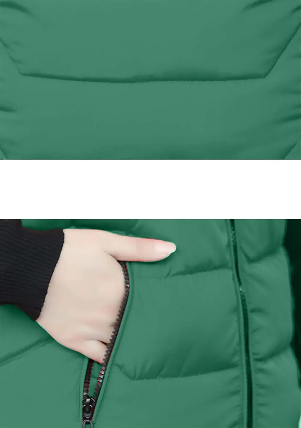 EFOFEI Women's Sleeveless Long Down Vest Winter Slim Fit Warm Puffy Jackets