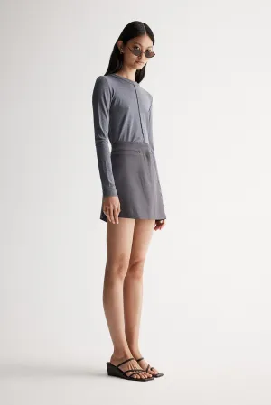 Elowen Mini Skirt Slate