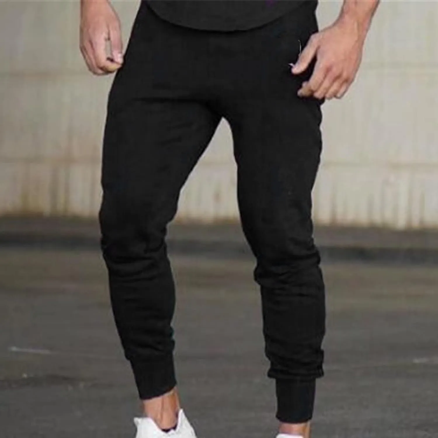 GIERIDUC Joggers Pants for Men with Pockets Mens Jogger Fleece Sweatpants Dress Pants for Short Men Light Blue Trousers Mens