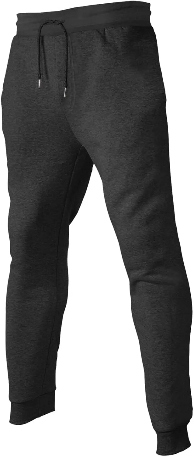 GIERIDUC Joggers Pants for Men with Pockets Mens Jogger Fleece Sweatpants Dress Pants for Short Men Light Blue Trousers Mens