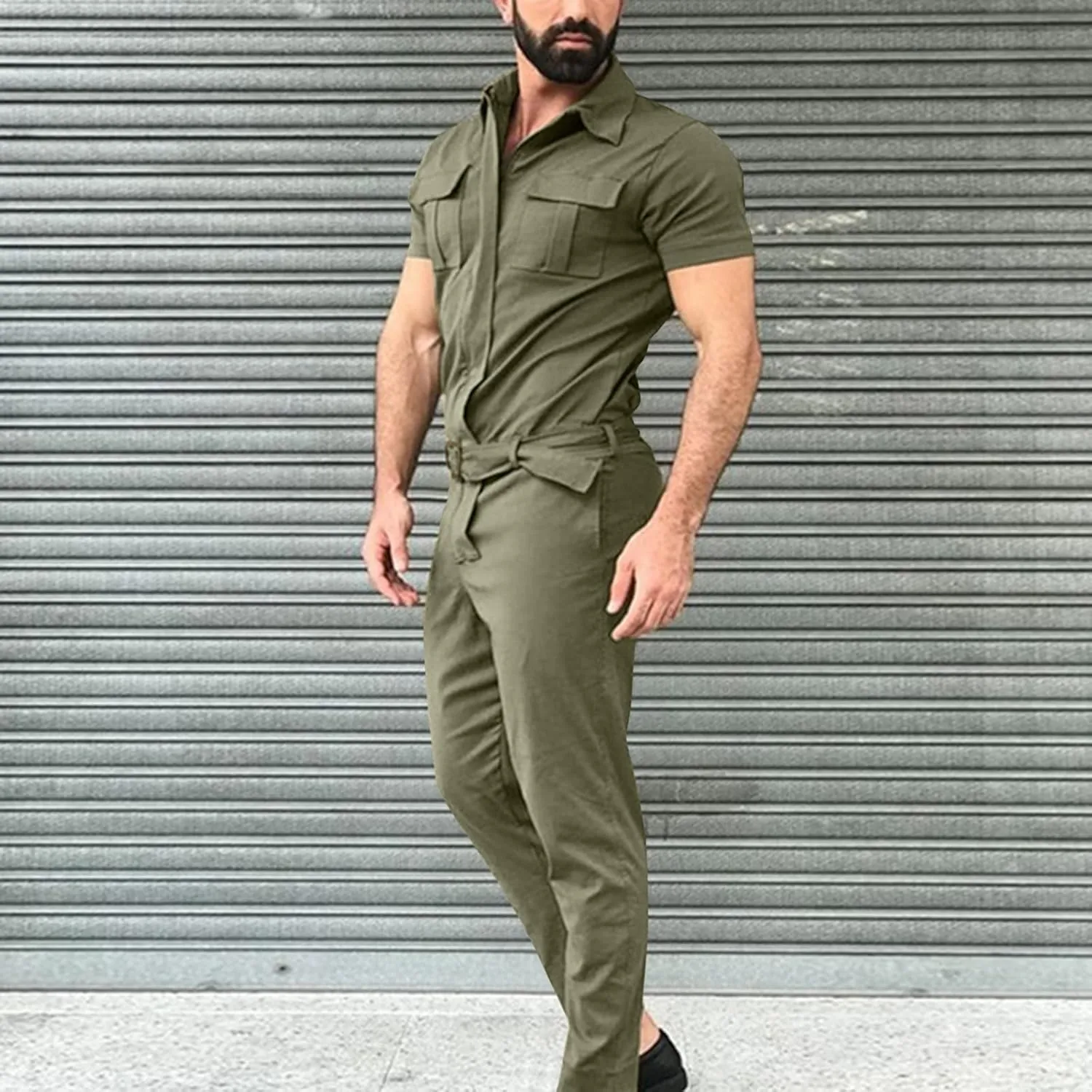 GIERIDUC Men's Lightweight Hiking Pants Best Pants for Long Flights Men's Mens Casual Corduroy Pants Mens Light Grey Joggers