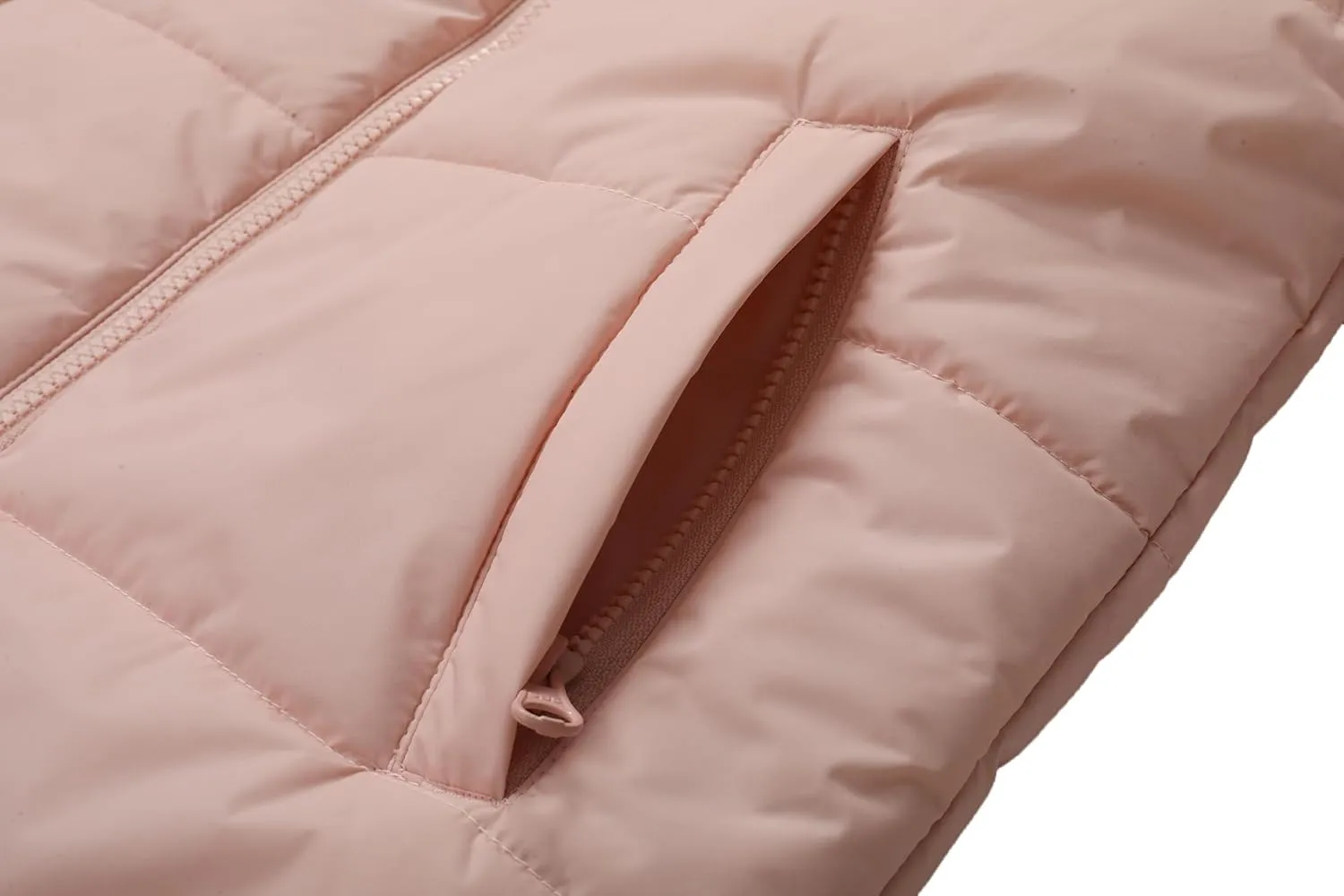 Girls Winter Down Coat Kids Warm Puffer Jackets Outerwear Comfy Parka