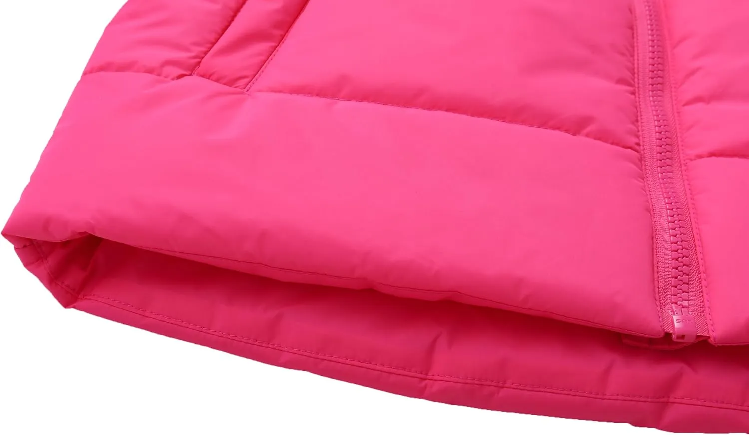 Girls Winter Down Coat Kids Warm Puffer Jackets Outerwear Comfy Parka