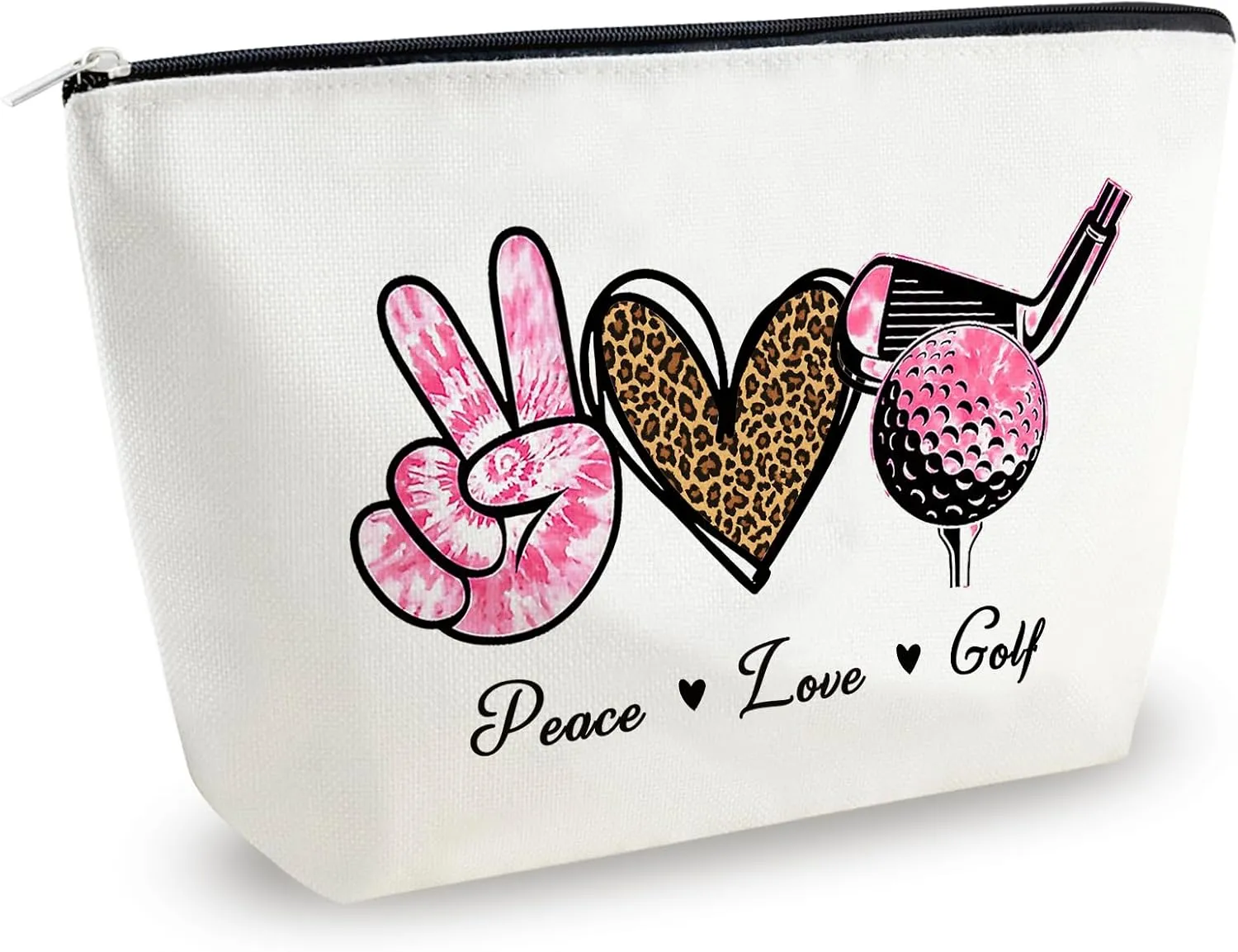 Golf Gifts for Women Cool Gifts for Golfer Coach Appreciation Gift Golf Lovers Accessories for Women Golfers Makeup Bag Cosmetic Pouch for Sports Enthusiasts Birthday Gifts for Her Female
