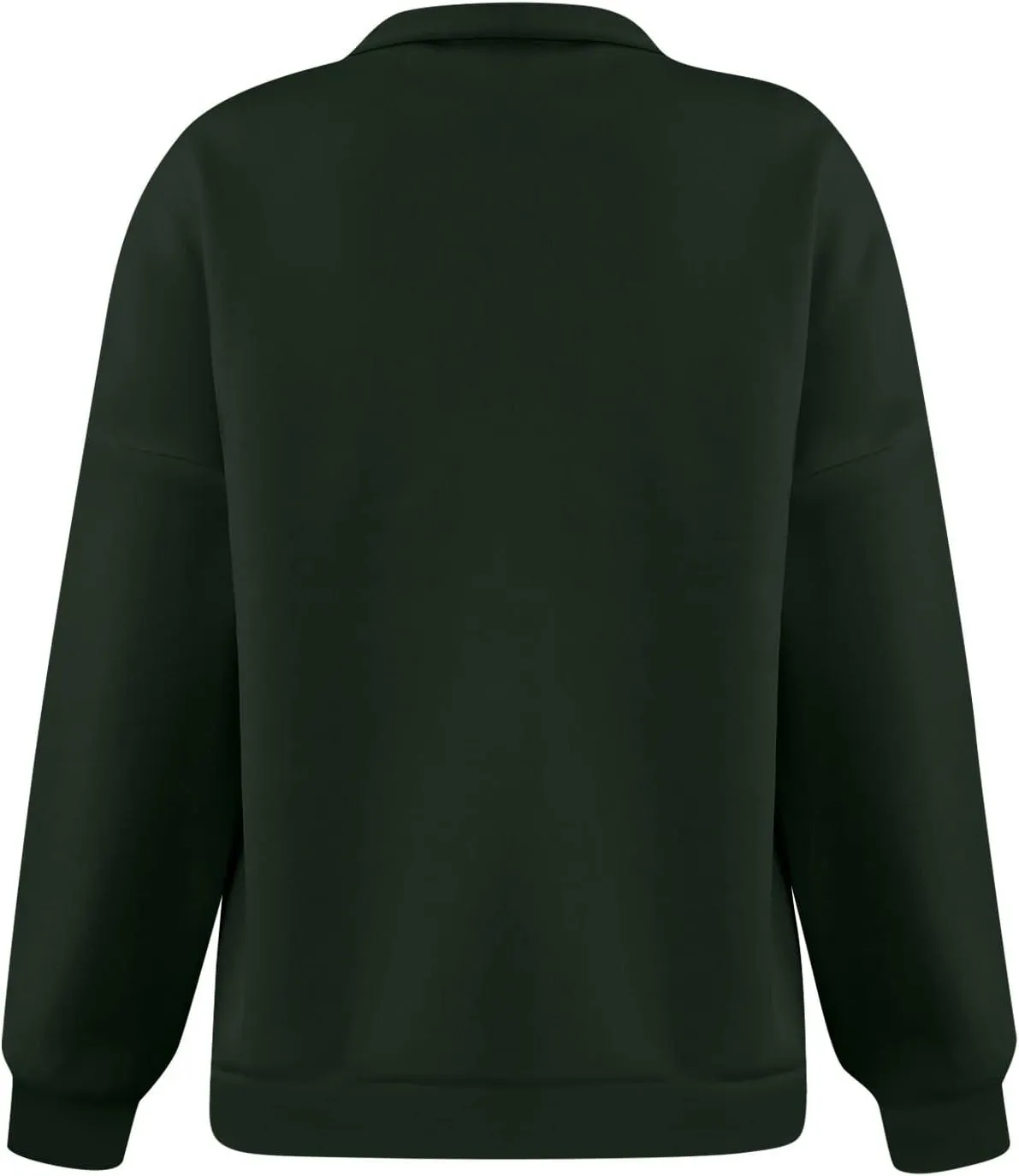 Half Zip Sweatshirt Women Pullover Long Sleeve Tops Fall 2024 Hoodies Y2K Solid Color Clothes With Pockets