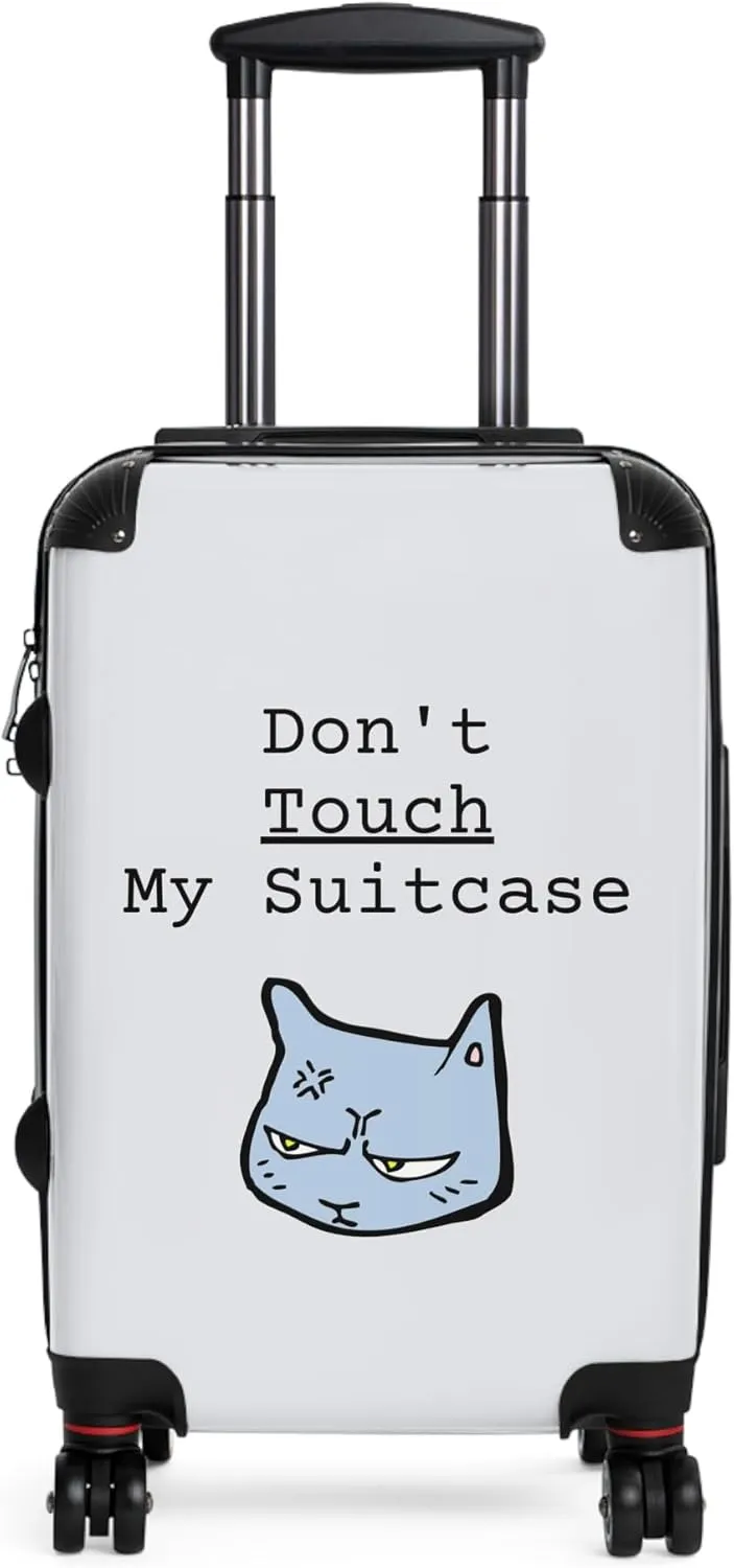 June in Color Dont Touch Me  Bold & Secure Travel Bag with 360 Spinner Wheels & Built-in Lock for Hassle-Free Travel