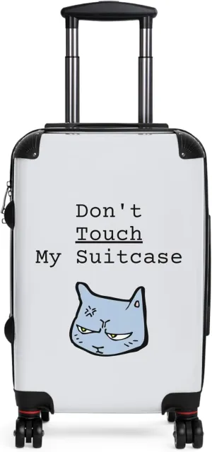 June in Color Dont Touch Me  Bold & Secure Travel Bag with 360 Spinner Wheels & Built-in Lock for Hassle-Free Travel