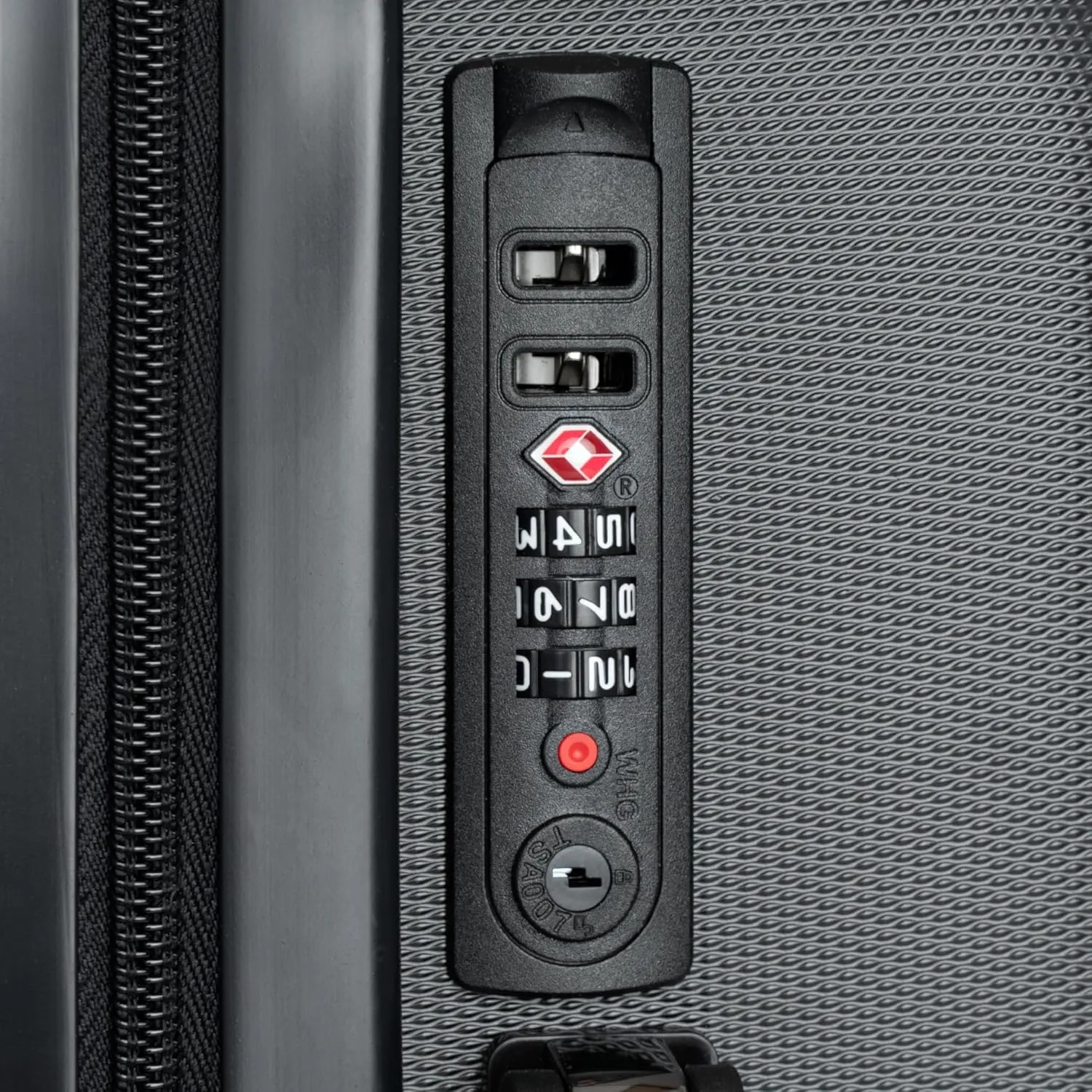 June in Color Dont Touch Me  Bold & Secure Travel Bag with 360 Spinner Wheels & Built-in Lock for Hassle-Free Travel