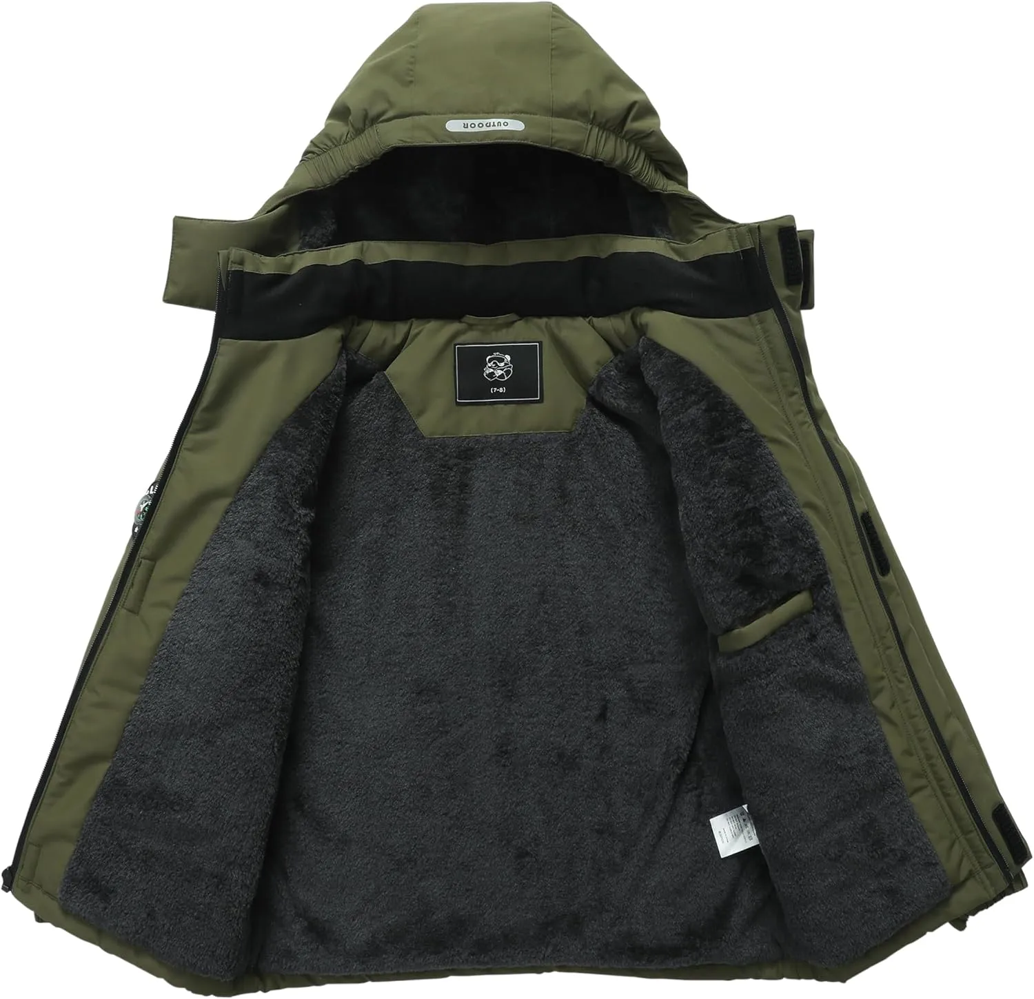 Kid's Waterproof Ski Jacket Warm Winter Coat Boys Snowboarding Jackets Outdoor