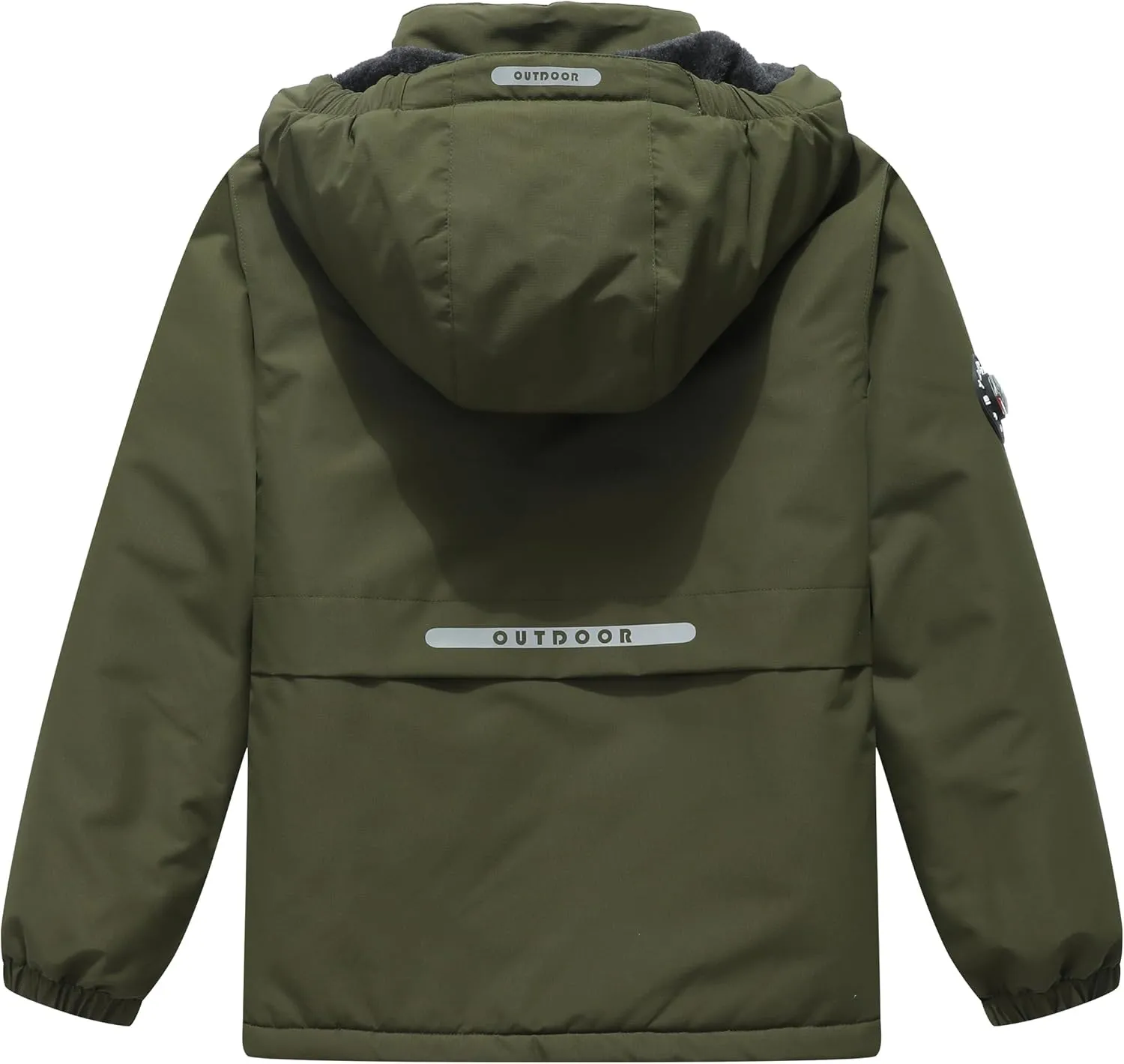 Kid's Waterproof Ski Jacket Warm Winter Coat Boys Snowboarding Jackets Outdoor