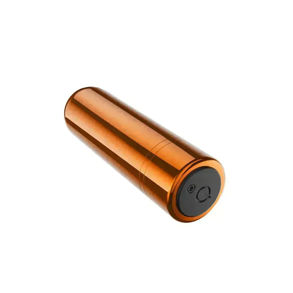 Kool Vibes - Rechargeable Mini Bullet - Tangerine - Orange 6.4 cm USB Rechargeable Bullet