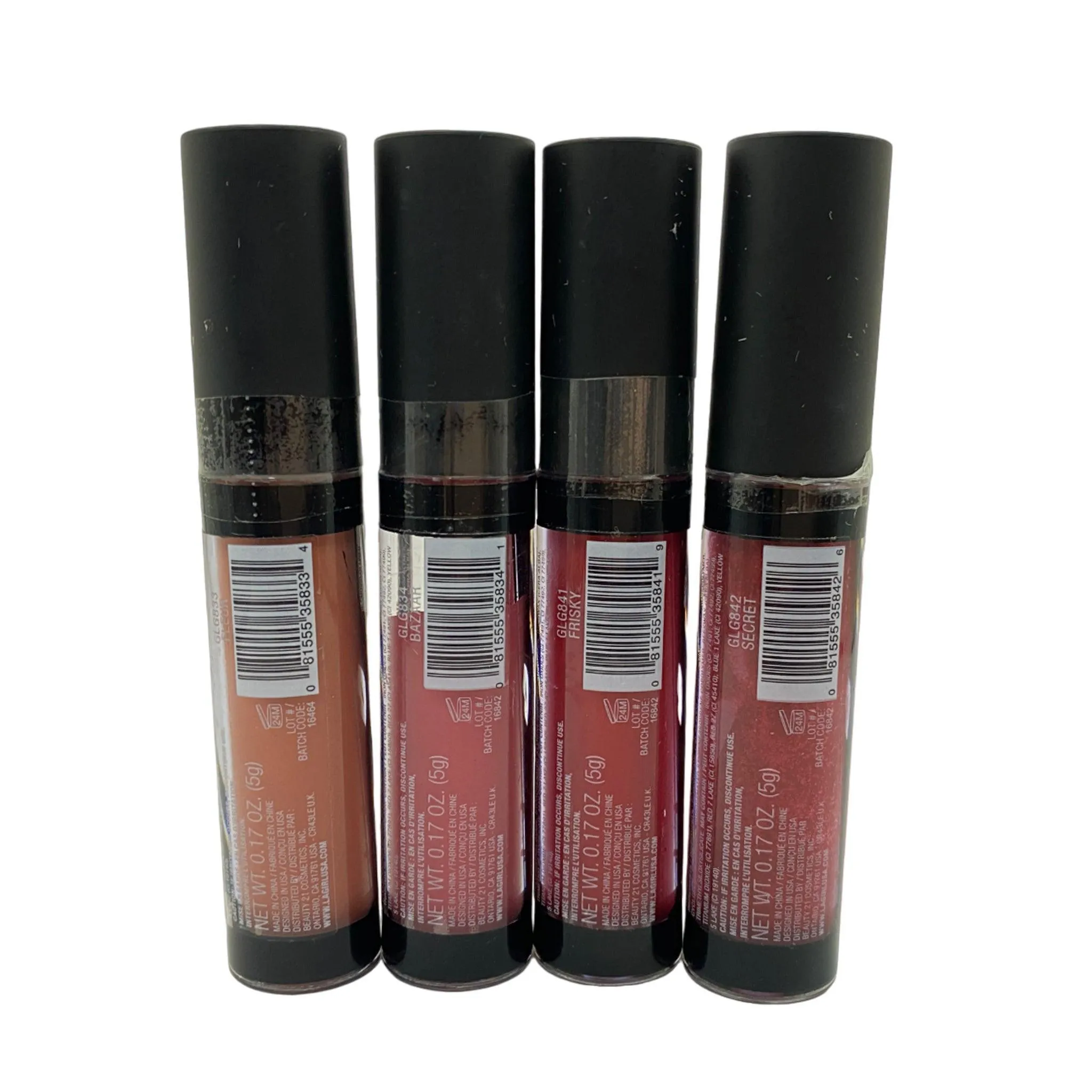 L.A Girl Matte Flat Finish Pigment Gloss (50 Pcs Box)