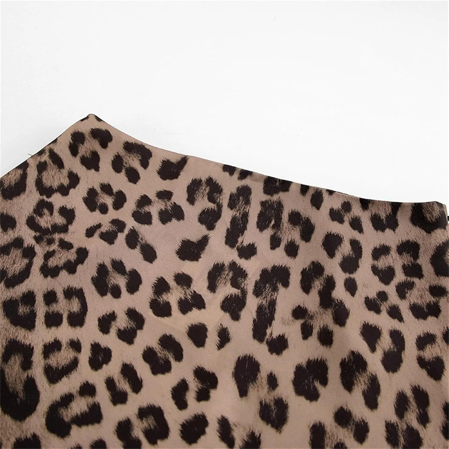 Leopard Print Skirts for Women, Y2k Fishtail Skirt High Waisted Maxi Skirt, Long Skirt Bodycon Club Dress