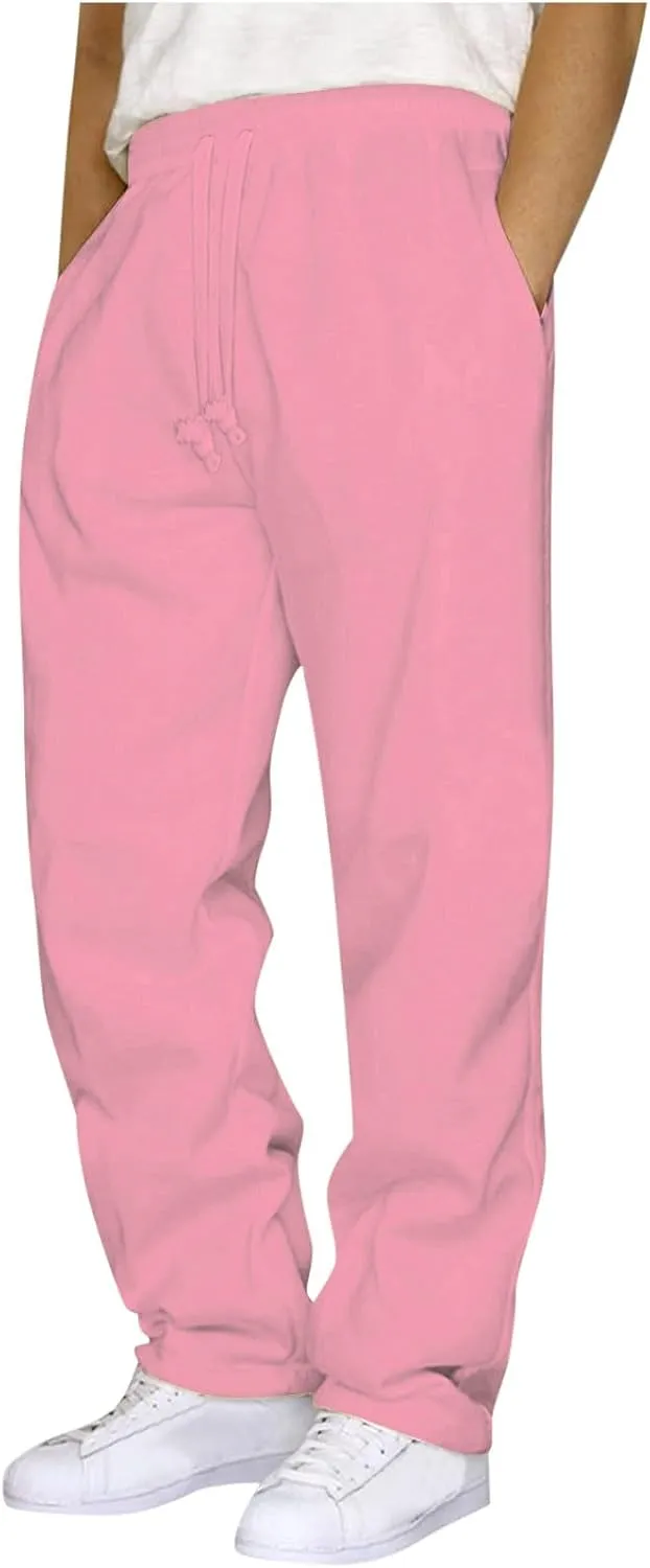Light Weight Pants for Men,Man's Comfy Casual Athletic Lounge Pants Fashion Going Out Sweat Pant Sweat Pants for Men