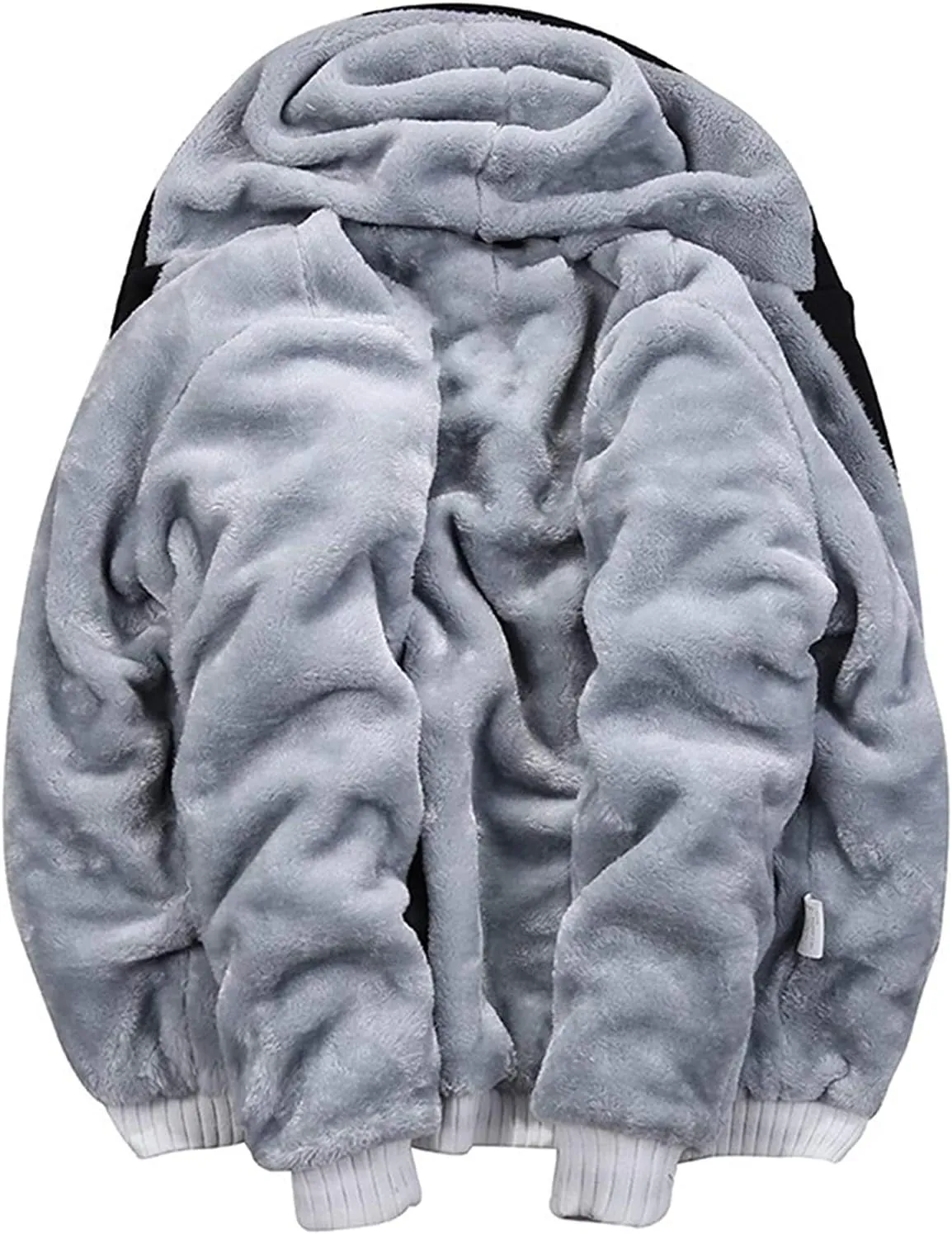 MACHLAB Men's Pullover Winter Workout Fleece Hoodie Jackets Full Zip Wool Warm Thick Coats