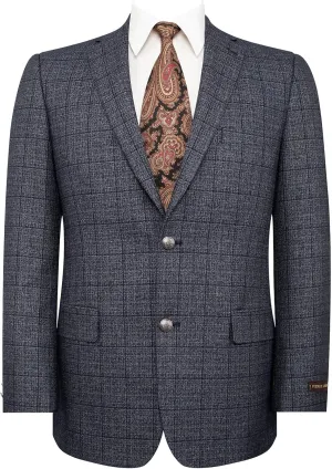 Men's Blazer Classic Fit Sport Coats Stylish 2 Button Single Breasted Stretch Sports Jacket for Business & Daily