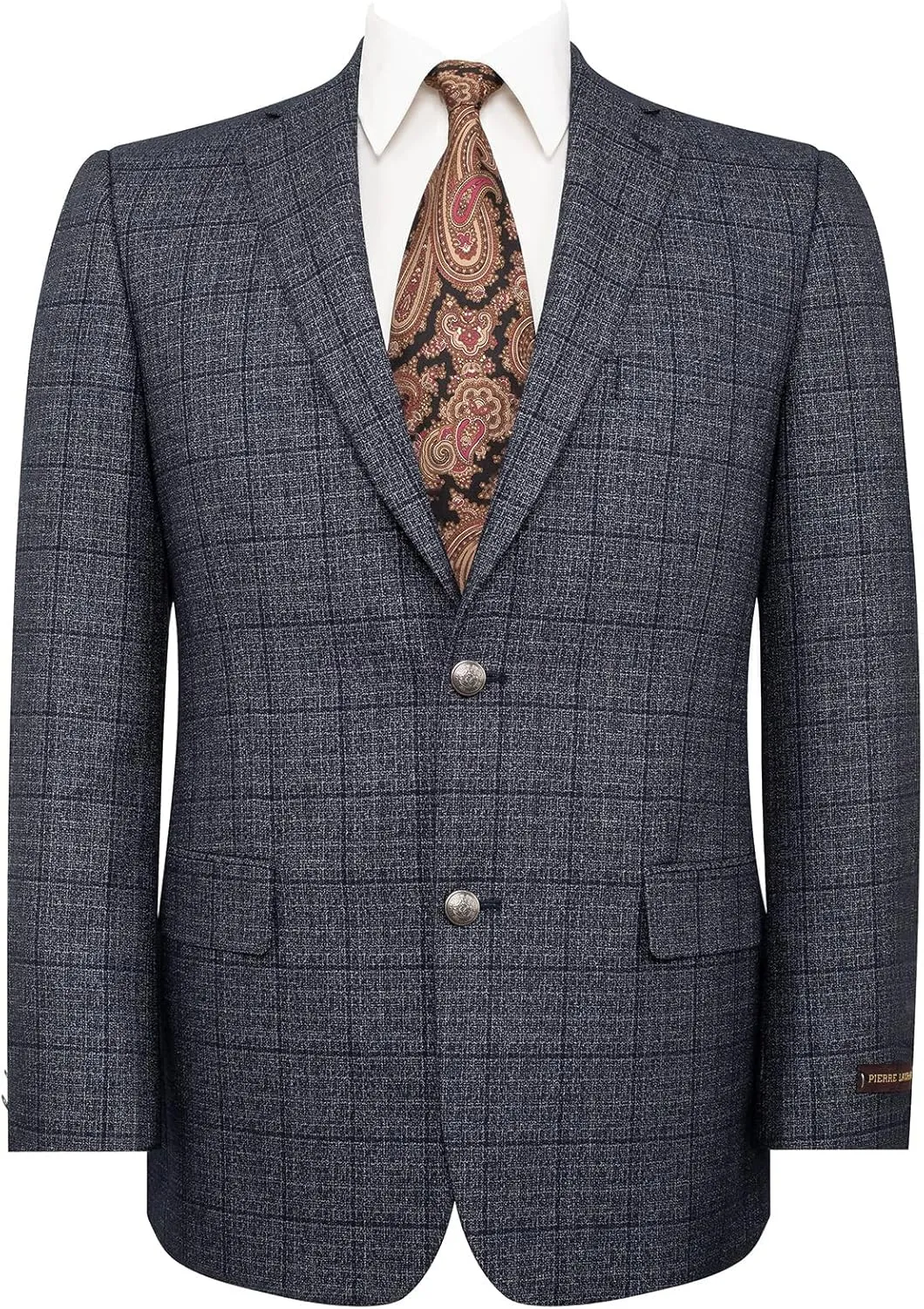 Men's Blazer Classic Fit Sport Coats Stylish 2 Button Single Breasted Stretch Sports Jacket for Business & Daily