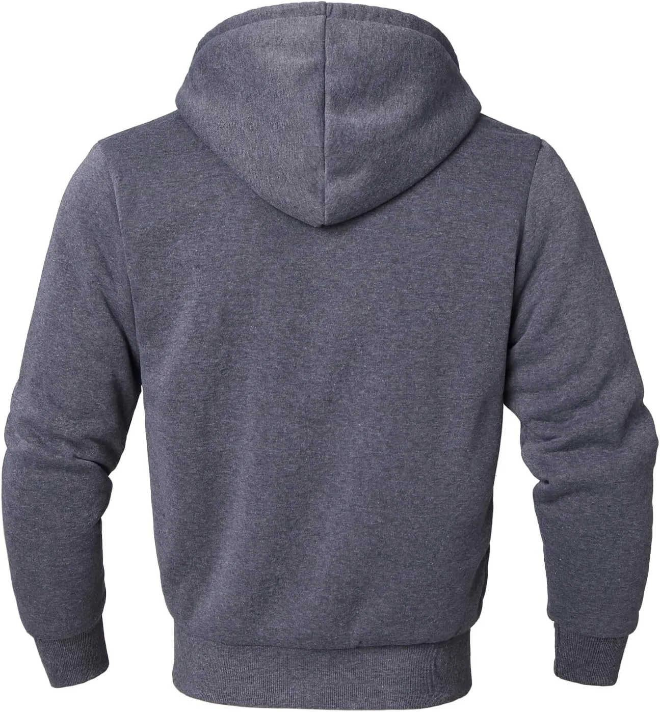 Mens Hoodies Zip Up Thick Sherpa Lined Heavyweight Workout Winter Warm Sweatshirt Jackets