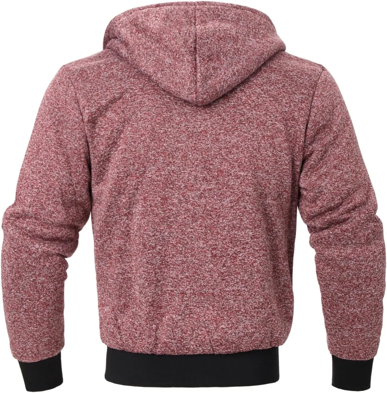Mens Hoodies Zip Up Thick Sherpa Lined Heavyweight Workout Winter Warm Sweatshirt Jackets