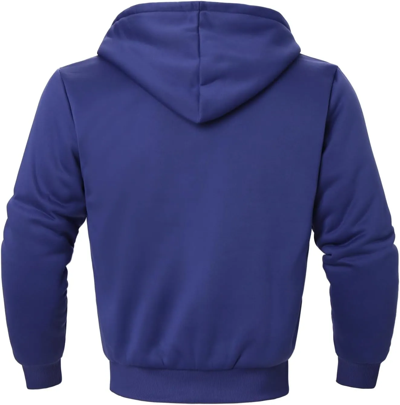 Mens Hoodies Zip Up Thick Sherpa Lined Heavyweight Workout Winter Warm Sweatshirt Jackets