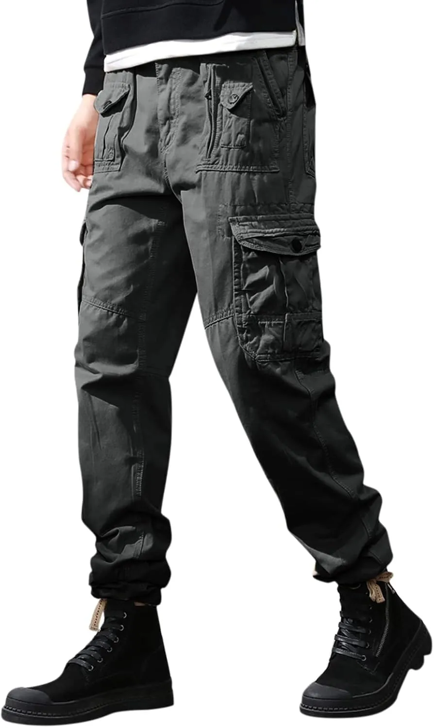 Men's Paisley Pants Cargo Jogger Navy Blue Dress Pants Slim Fit Black Sweatpants Men Baggy Light Tan Corduroy Pants