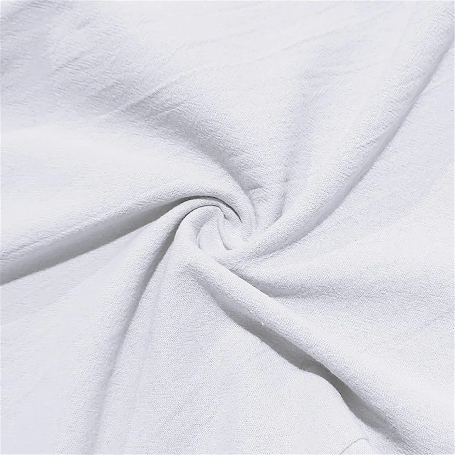 Mens Pants Casual Linen Drawstring Elastic Waist Loose Fit Casual Pants Lightweight Straight Leg Beach Yoga Trousers